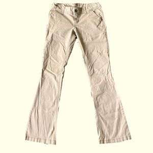 Women’s khaki flare pants